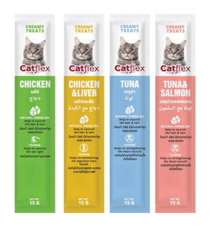 Catflex Creamy Treats (20 pcs) - Mixed of Four Flavors