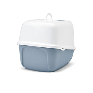 Savic Nestor Jumbo Cat Toilet Home - NAVY BLUE