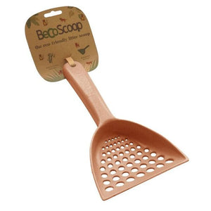 Beco Pets Cat Litter Scoop - BROWN