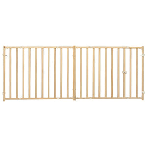 24″ Wood Extra - Wide Pet Gate - Shopivet.com