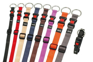 Flamingo Art Sportiv Nylon Dog Collar - Grey 40MM