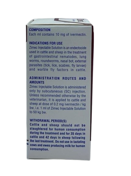 Zimec (Ivermectin 10mg) 100ml