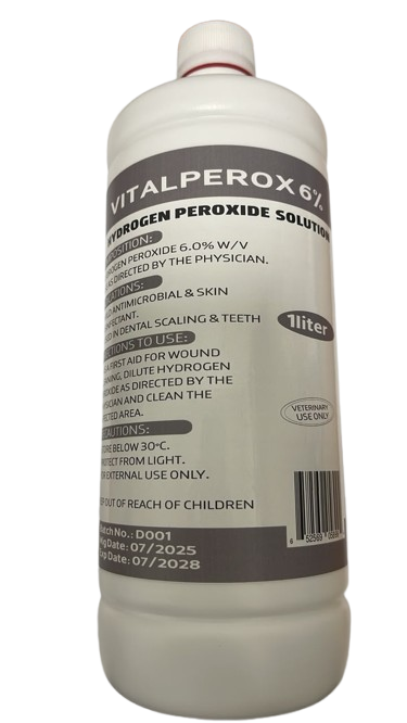 Vitalperox 6% Hydrogen Peroxide Solution 1Liter