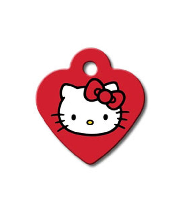 ID Tag Heart Small Hello Kitty -