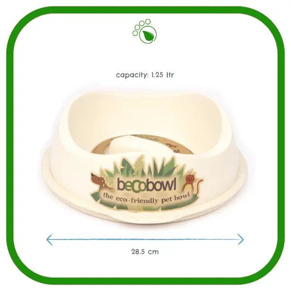 Beco Pets Eco-Friendly Slow Feed Bowl Dog Bowl - PINK