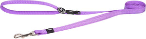 Rogz Utility Reflective Stitching Long Dog Leash - PURPLE L (1.8M/6)