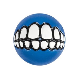 Rogz Grinz Ball Dog Toy - BLUE S
