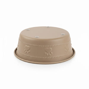 Premium Bowl Paw Embossed – Brown - 260 ML