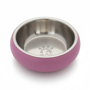 Double Wall Bowl Belly with Non-Slip Base - 800 ml - jungle-green