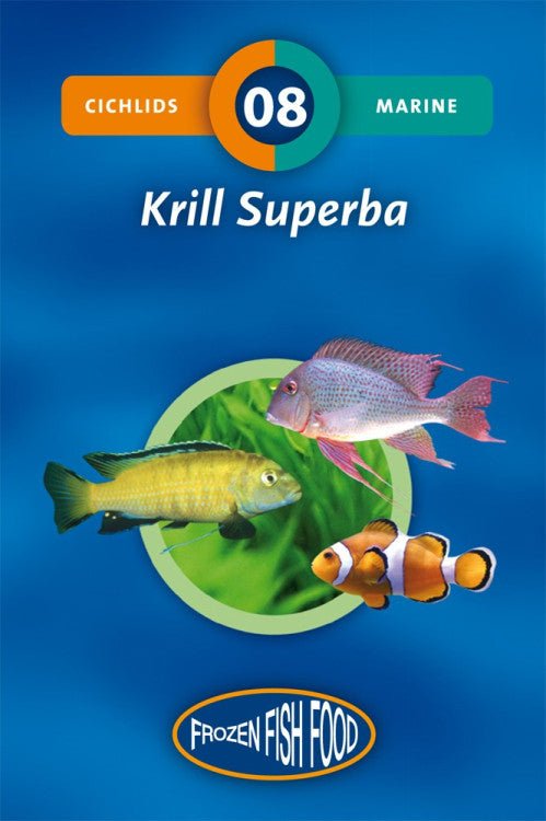 3F Frozen Krill Superba fishfood 95 g - Shopivet.com