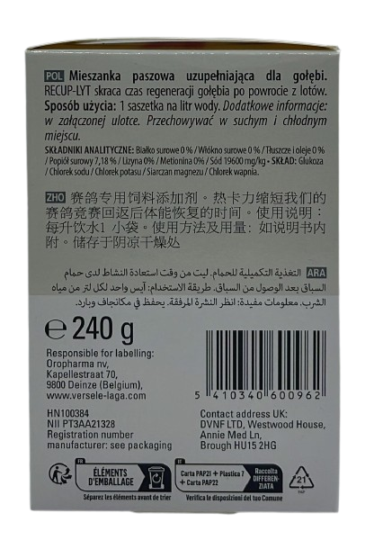 RECUP-LYT 12 Sachets of 20 gm