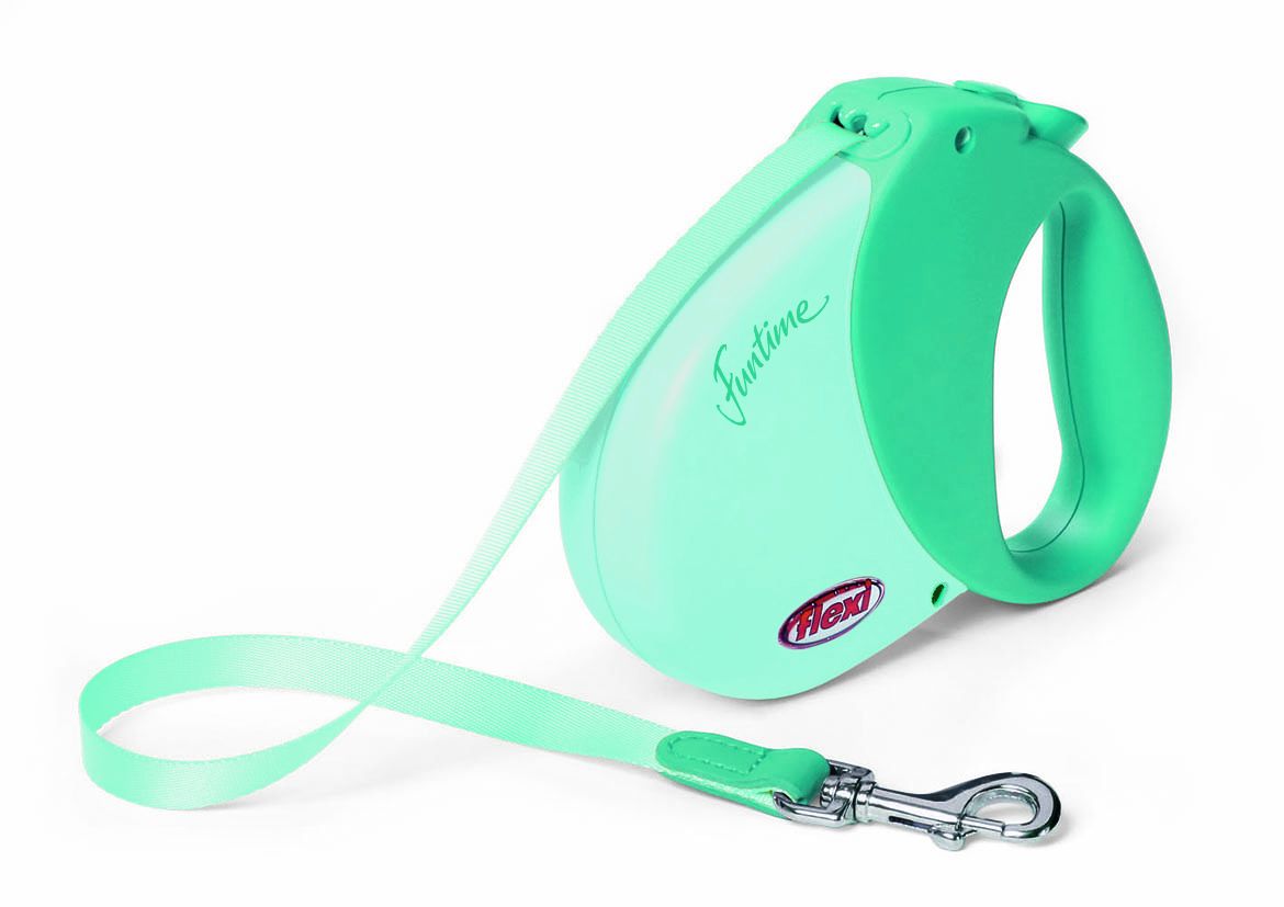 Flexi Funtime Retractable Dog Leash - Turquoise XS