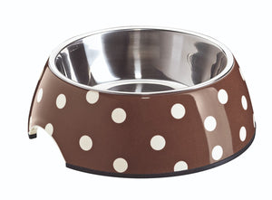 Hunter Melamine Dots Dog Bowl - 700ML