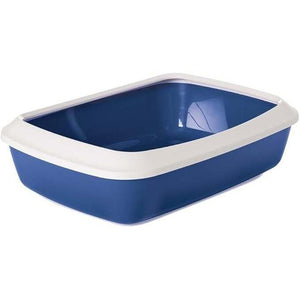 Savic Iriz Cat Litter Tray with Rim - NORDIC BLUE 50CM