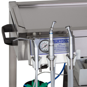 Burtons VETair Classic Stainless Steel Mobile Dental Unit Oil Free Compressor