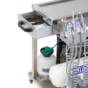 Burtons VETair Classic Stainless Steel Mobile Dental Unit Oil Free Compressor