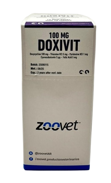 DOXIVIT 100MG 12 BLISTER X 10 COMP TABLETS (Doxycycline 100 mg)