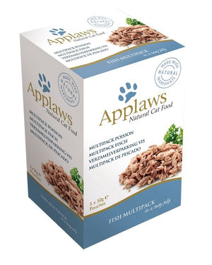 Applaws Fish Multipack in Jelly Adult Wet Cat Food 5 x 50g Pouch - 50G