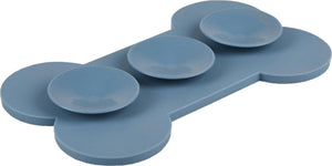Flamingo Yummy Silicone Bone Lick Pad - Mint Green MEDIUM