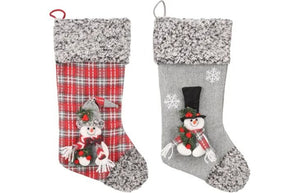 Flamingo Westley Sock Christmas Dog Toy Grey - Grey