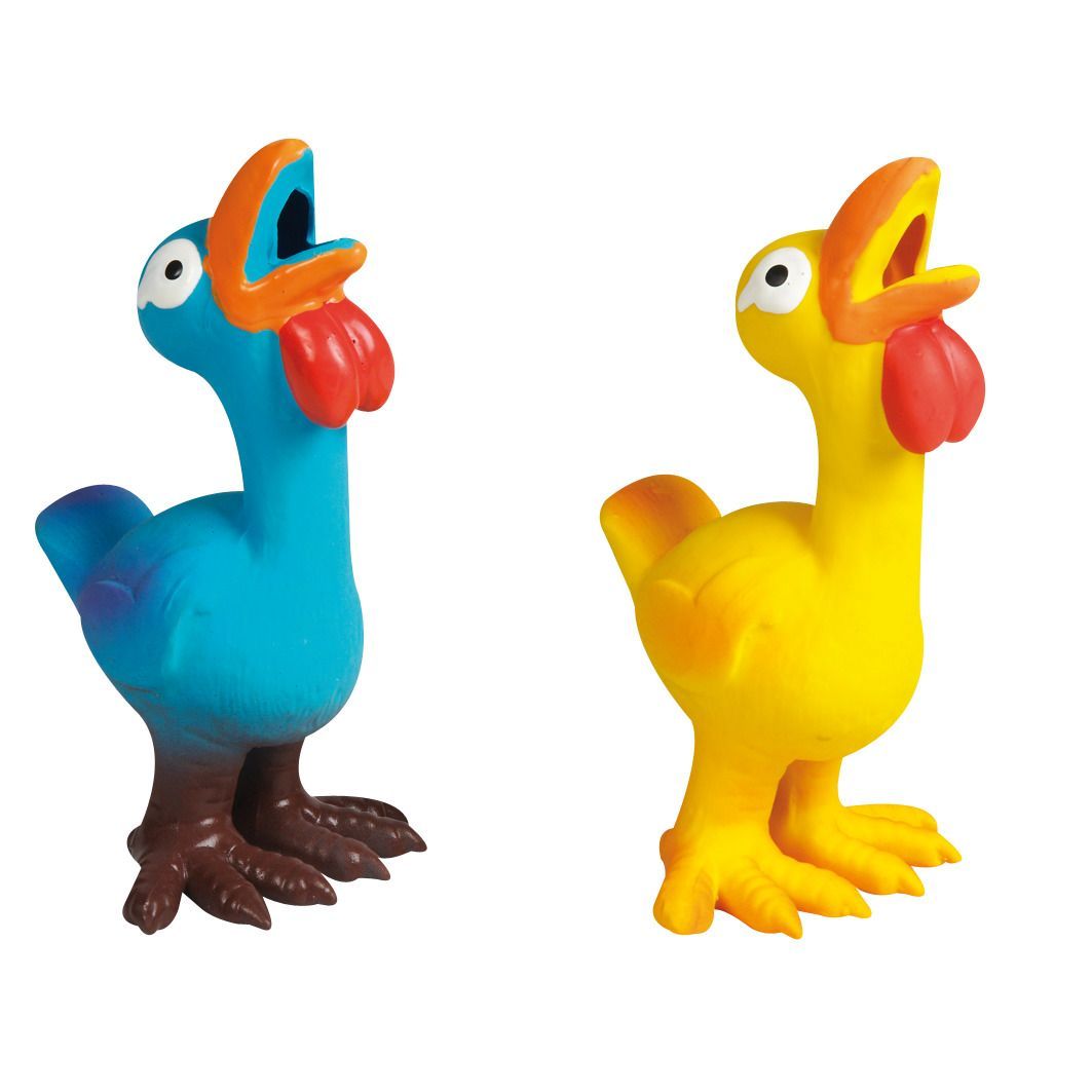 Flamingo Lilly Latex Turkey Dog Toy - 16CM