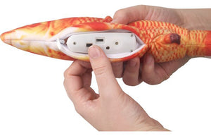 Flamingo Flounder Moving Fish Electronic Cat Toy 29cm - Orange