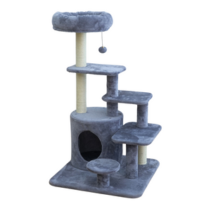 Catry Cat Tower With Scratcher 59x59x101cm