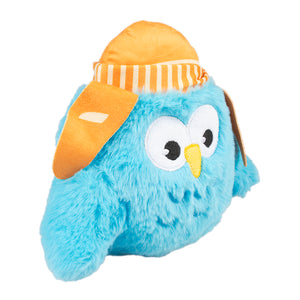 Duvo+ Plush Owl Boy 24X17X8cm Blue