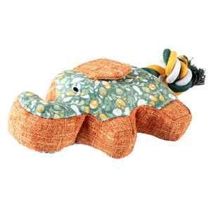 Duvo+ Plush Elephant Retro Green - Dog Toy 24x11x5cm