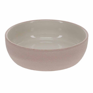 Duvo+ Feeding Bowl-Stone-Sandy coral S - 380ml - 14x14x4cm Pink