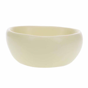 Duvo+ Feeding Bowl-Stone- Triangle bull's eye L - 480ml - 16x16x7cm yellow-green