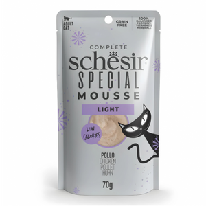 Schesir Special Mousse (Light) For Cat - Chicken 70g (Min Order- 12 Pouch)