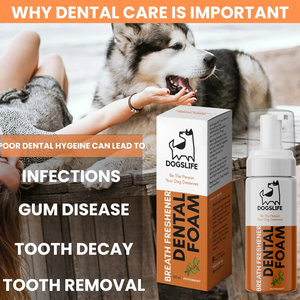 Dogslife Breath Freshener Dog Dental Foam 150ml - 150ml