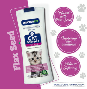 Cat Shampoo Flax Seed 400ML