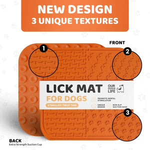 Dogslife Lick Mat with Brush & Spreader