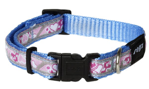 Rogz Pink Hearts Dog Collar - PINK HEARTS M