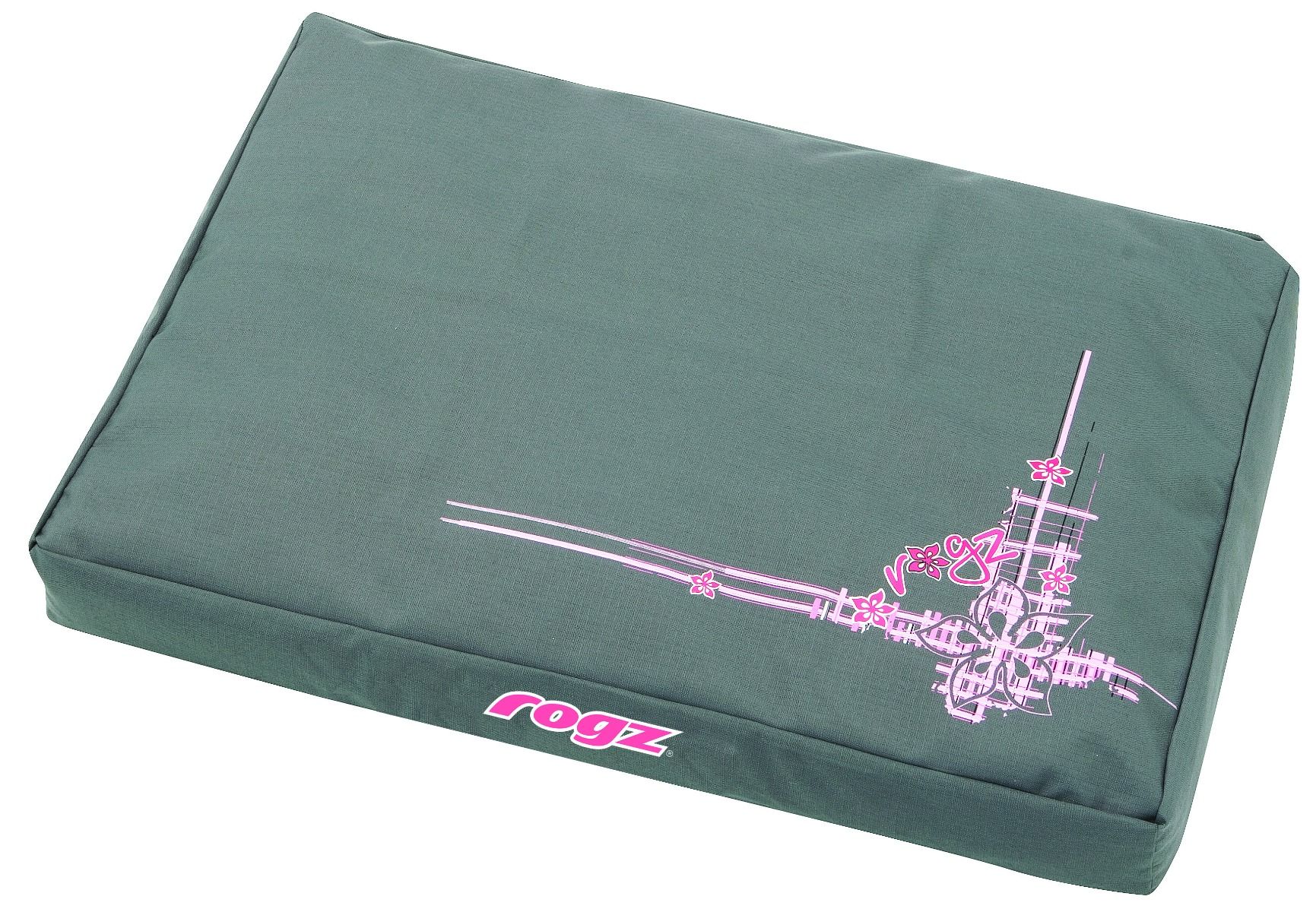 Rogz Flat Pod Floral Tartan Dog Bed - FLORALTARTAN L