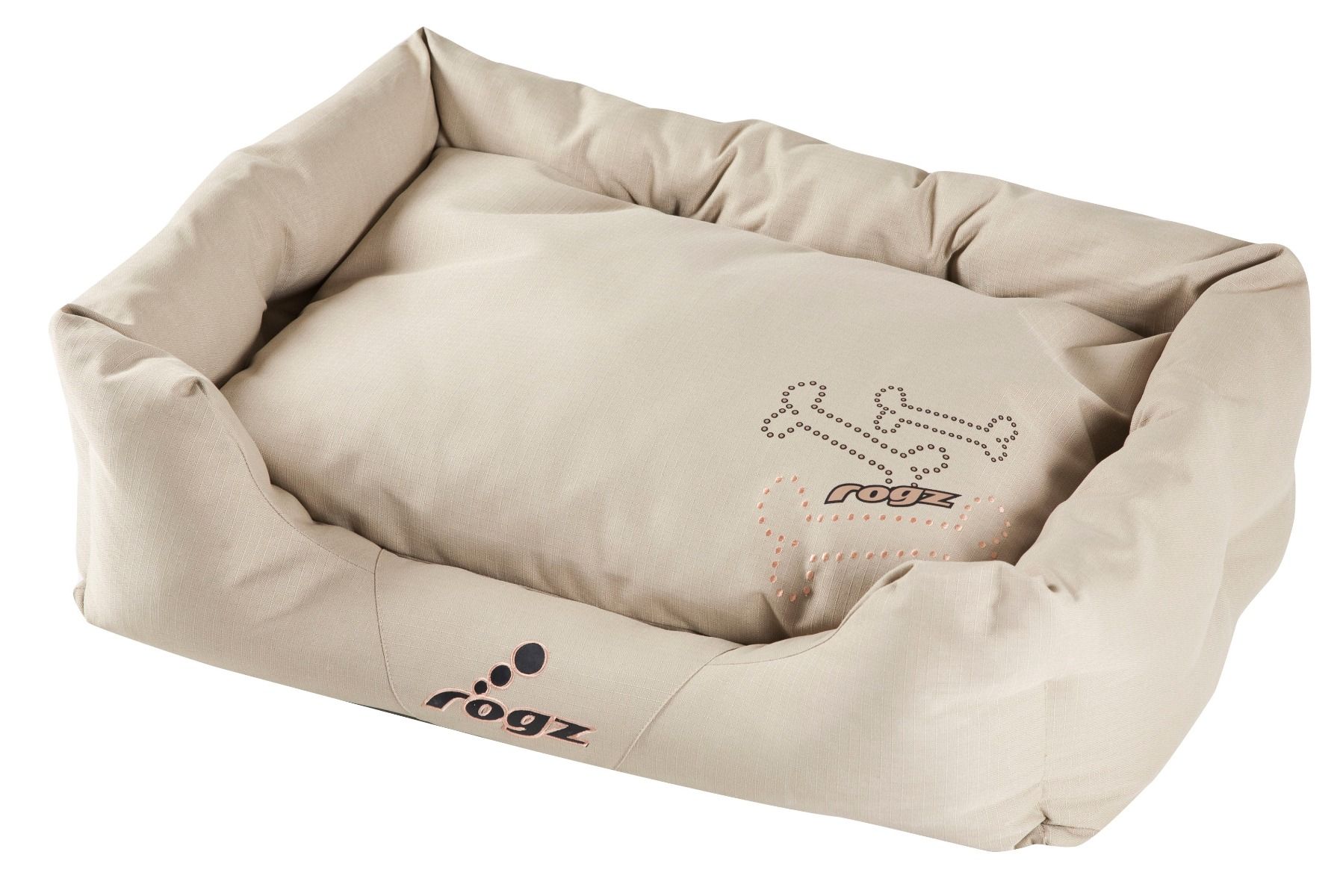 Rogz Spice Pod Bronze Bone Dog Bed - BRONZE BONE M