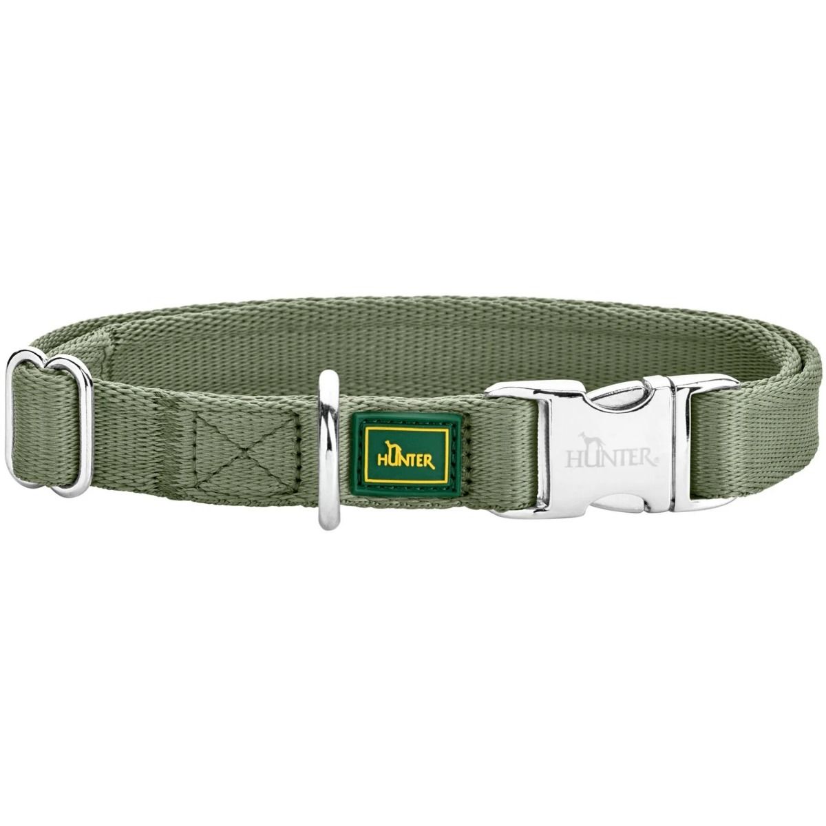 Hunter Inari Vario Basic Alu-Strong Dog Collar - Pastel Green Medium