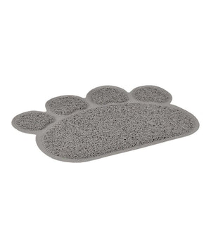 Flamingo Pitou Matti Paw Cat Litter Tray Mat - Blue Small