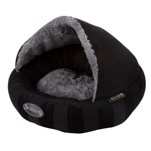 Scruffs AristoCat Tramps Dome Cat Bed - BLACK