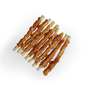 Rosewood Natural Eats Chicken Twists Dog Treats 80g - 80G
