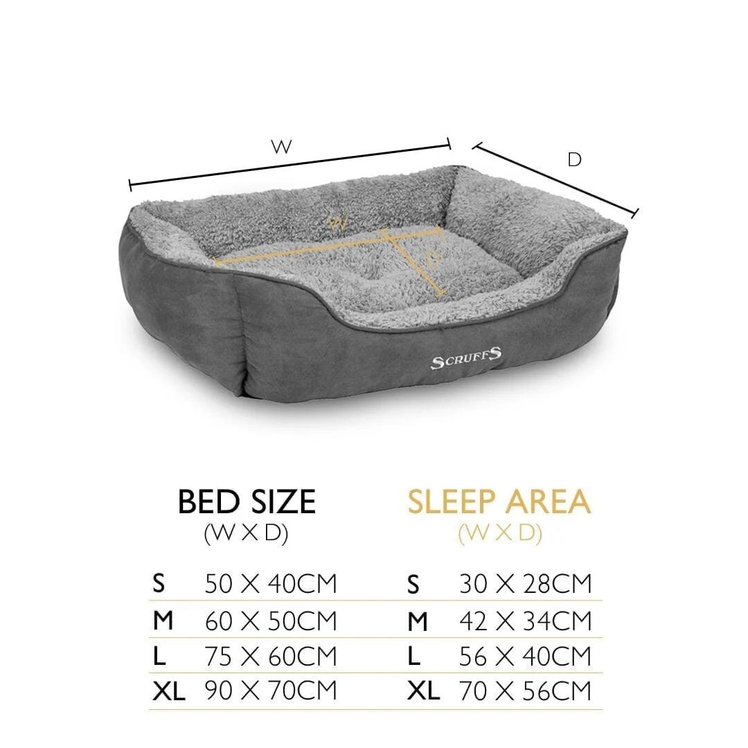 Scruffs Cosy Soft-Walled Dog Bed - Grey