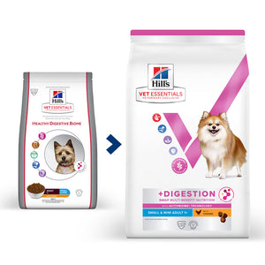 Hill’s Vet Essentials Multi-Benefit + Digestion Adult Small & Mini Dog Food with Chicken (2KG)