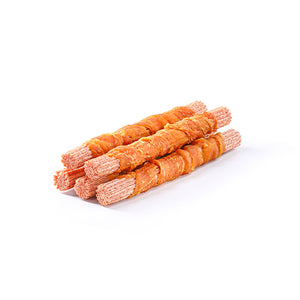 Wanpy Chewy 10″ Chicken & Puff Sticks Twists 70g