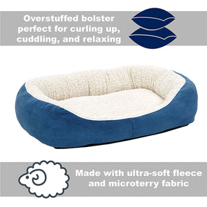 QuietTime Boutique Cuddle Bed – Medium - blue