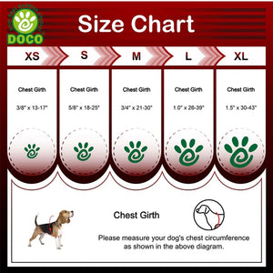 DOCO® Signature Step-In Harness-1.5 x 45-63cm(S)-Red