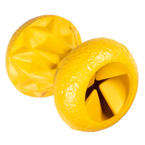 Duvo+ Feeding Griplay Hourglass Yellow - Dog Toy 12x8.6x8.6cm