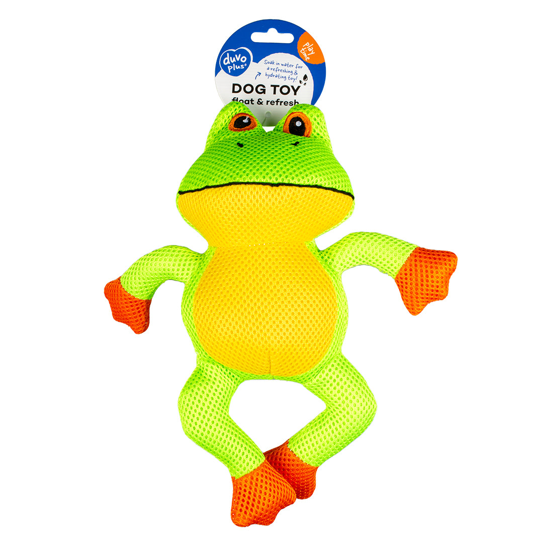 Duvo+ Refresh Floating Frog Multicolour - Dog Toy 30x20x8cm