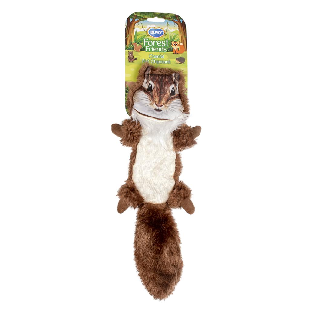 Duvo+ Forest Friends Sonny Flat Squirrel Dog Toy 44cm